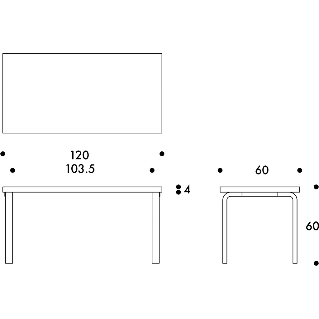 Aalto Children's Table 80A