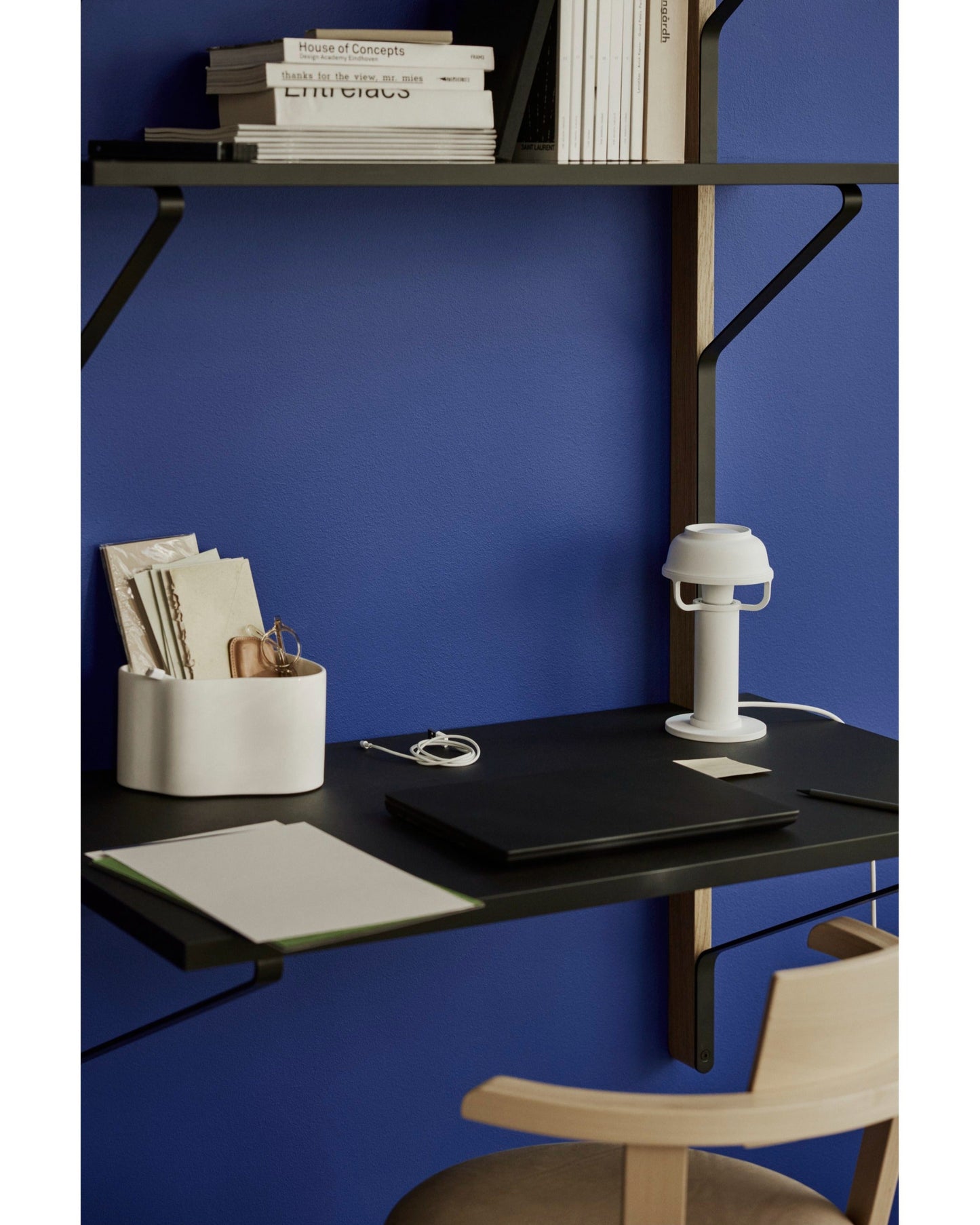 Kaari Wall Shelf with Desk