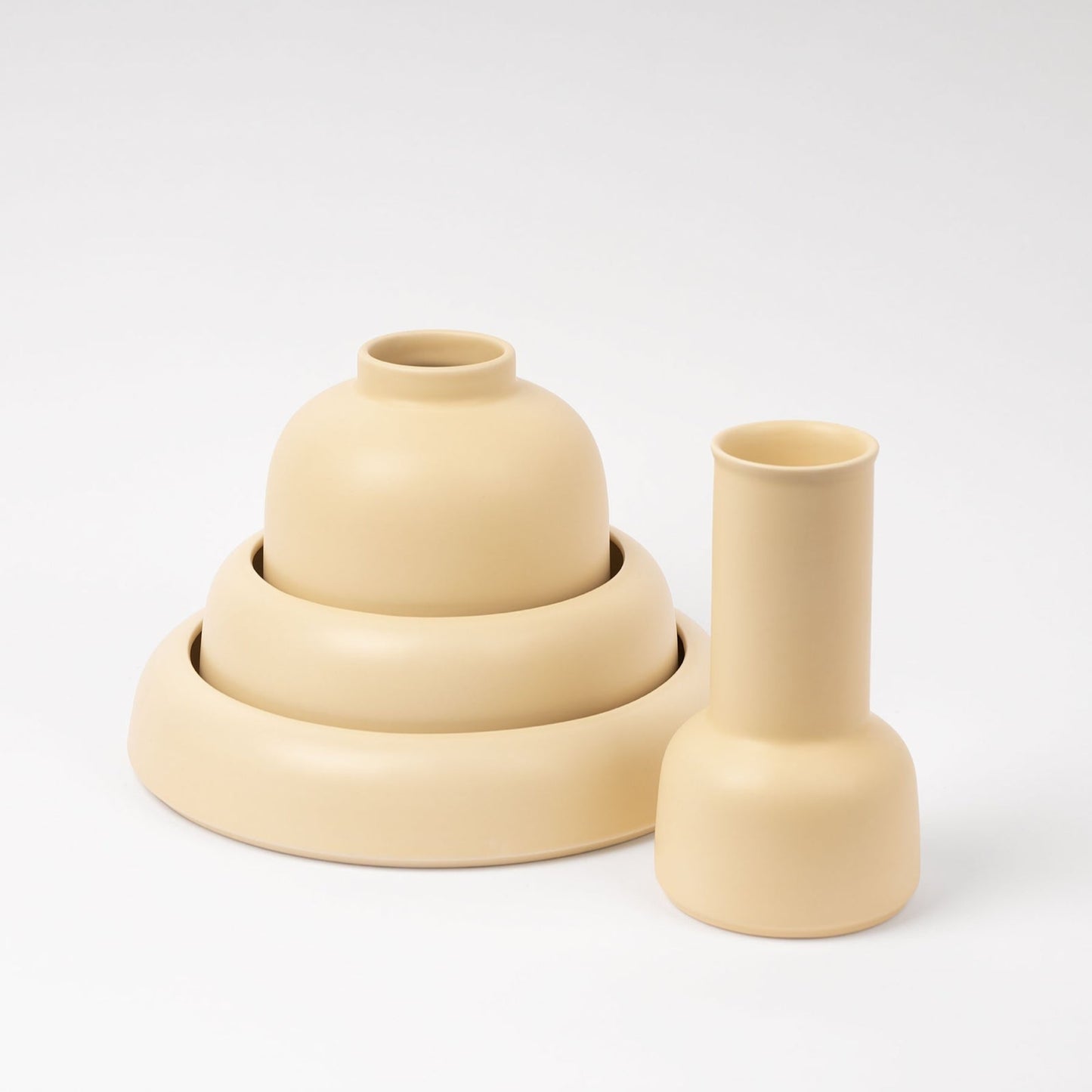 Omar - bowl - small - Soft Yellow