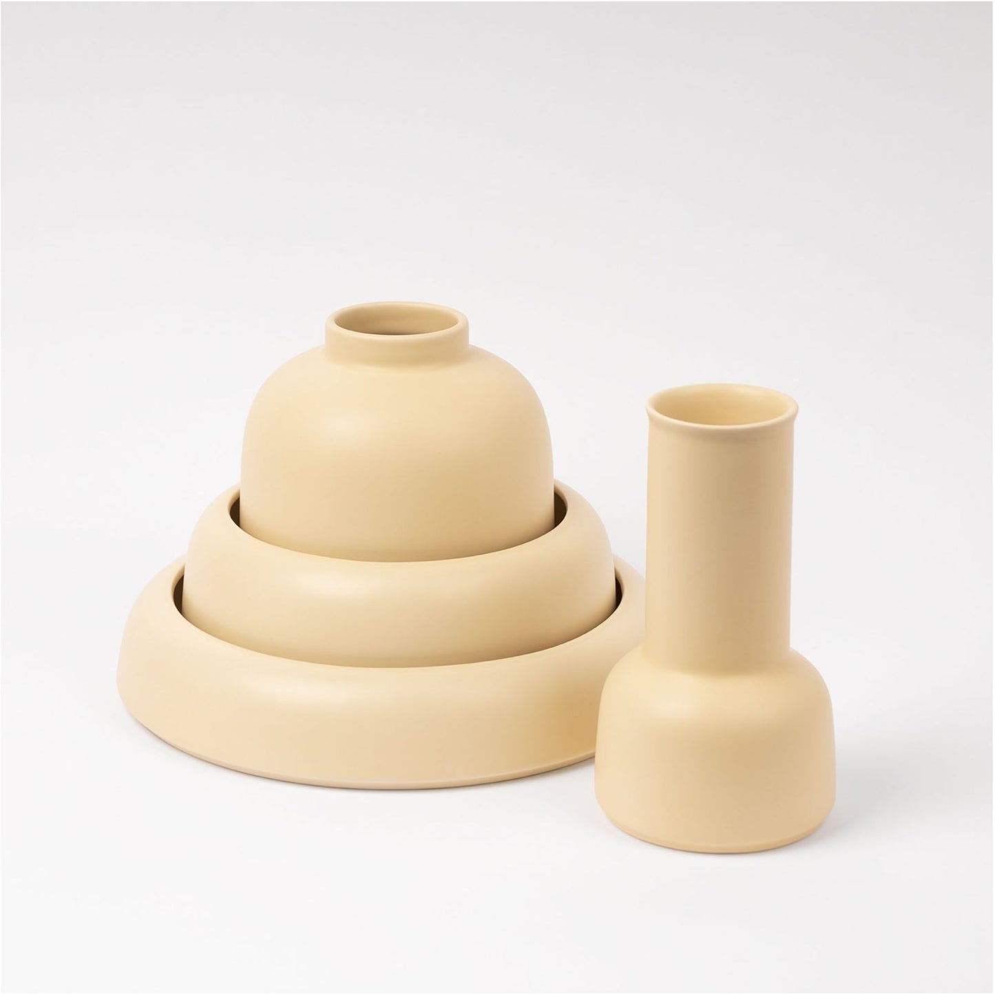 Omar - bowl - large - Soft Yellow