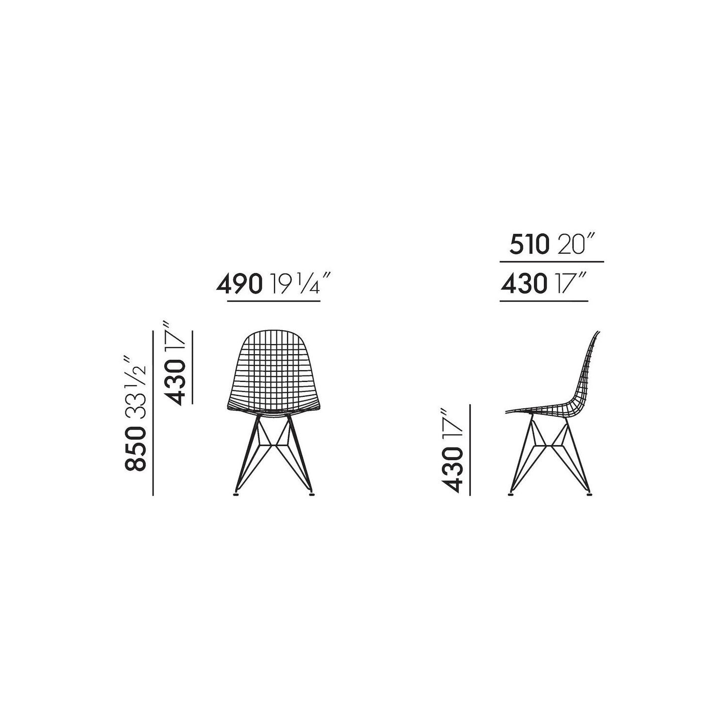 Wire Chair DKR
