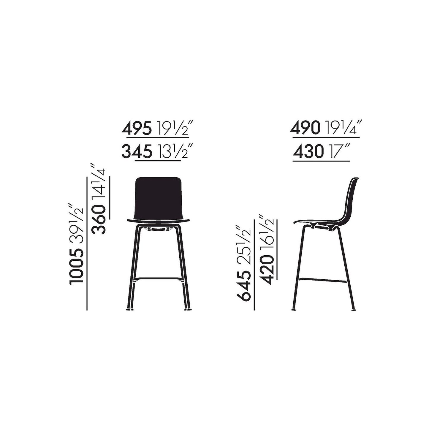 HAL RE Stool High