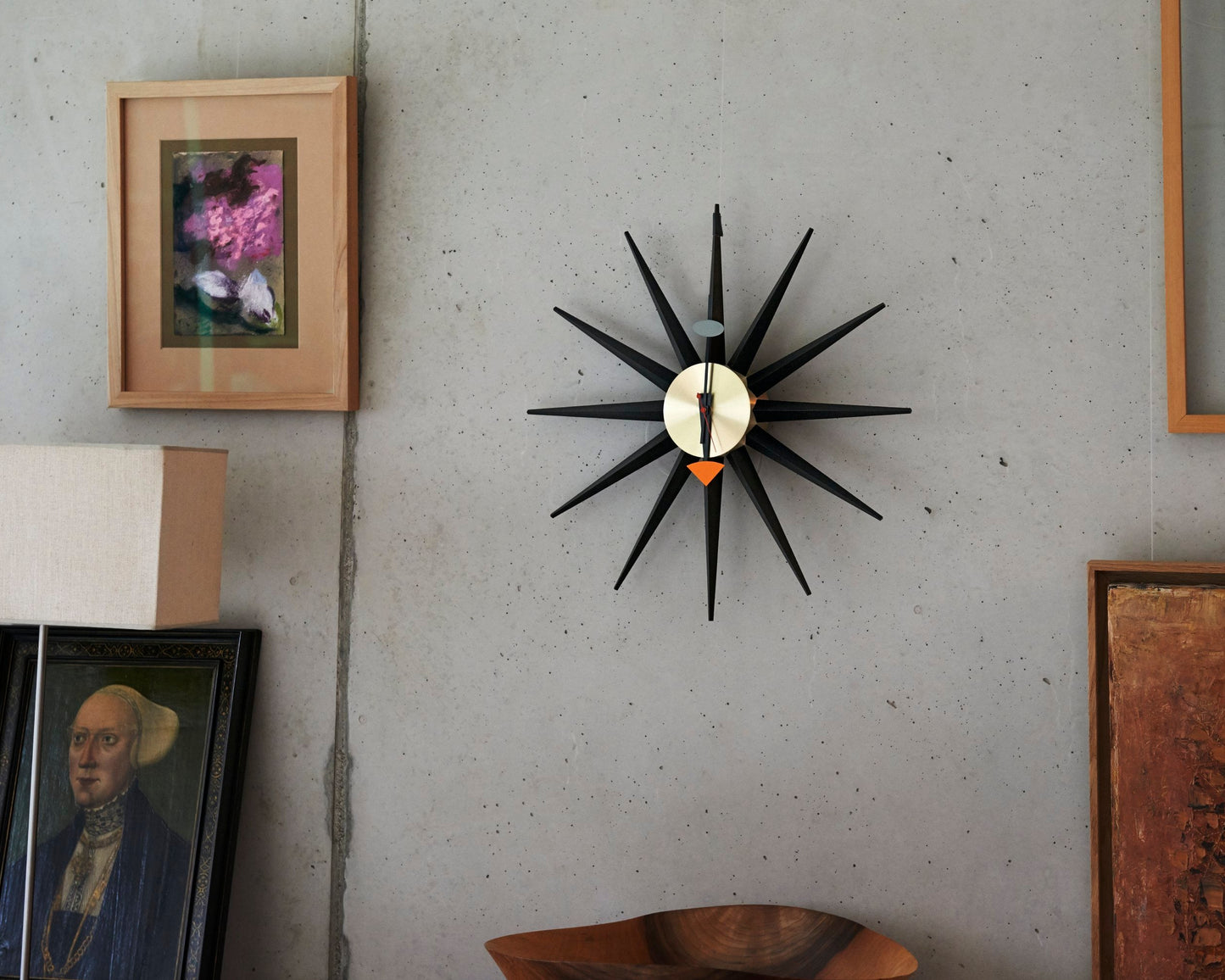 Sunburst Clock