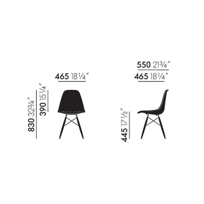 Eames Plastic Side Chair DSW Pepita Edition