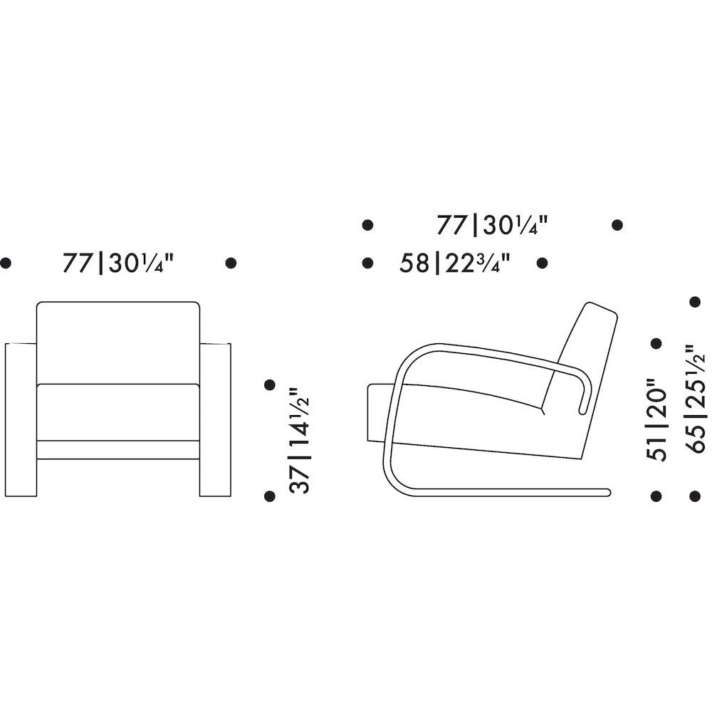 Armchair 400 “Tank“