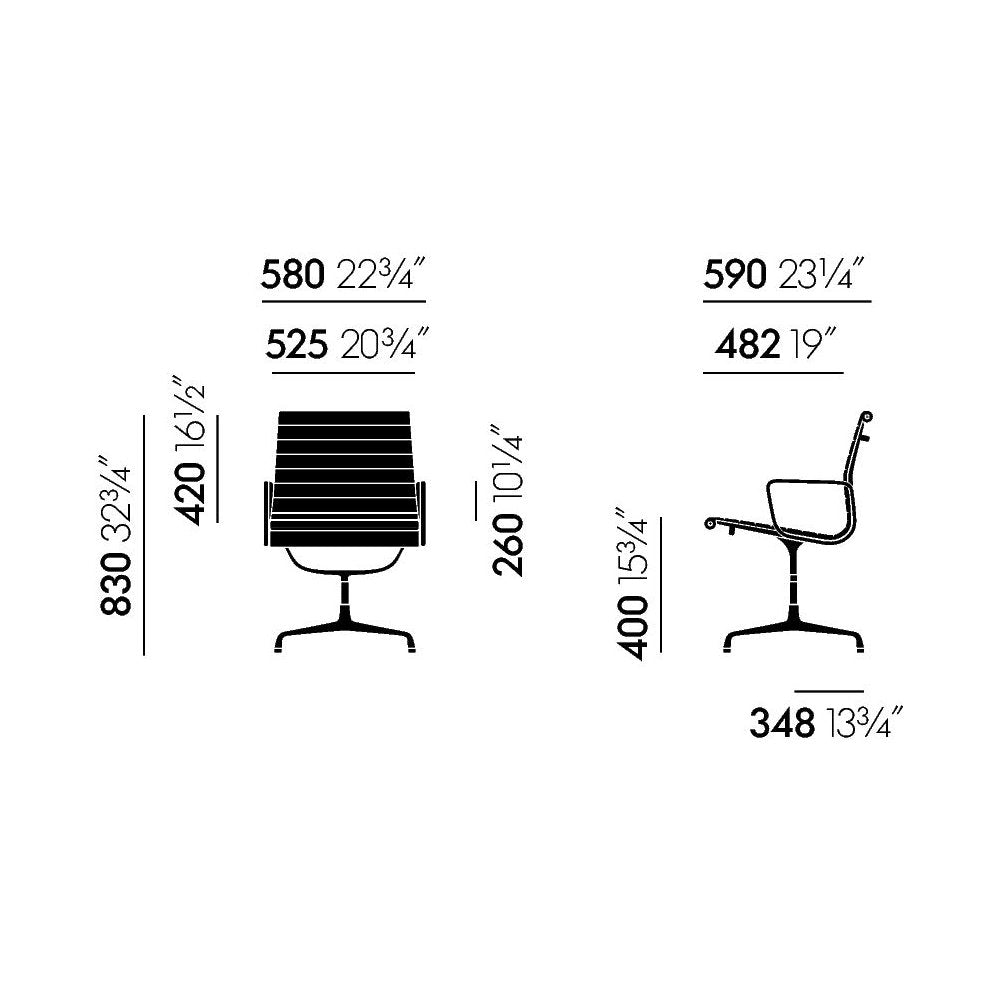 Aluminium Chair EA 107