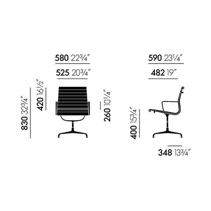 Aluminium Chair EA 107