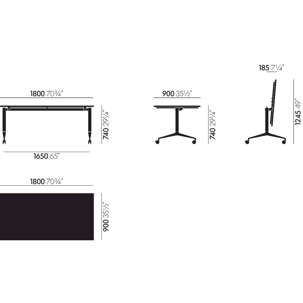MedaMorph Folding Table
