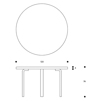 Aalto Table round