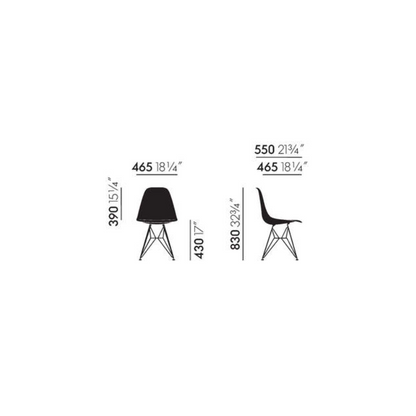 Eames Plastic Side Chair RE DSR