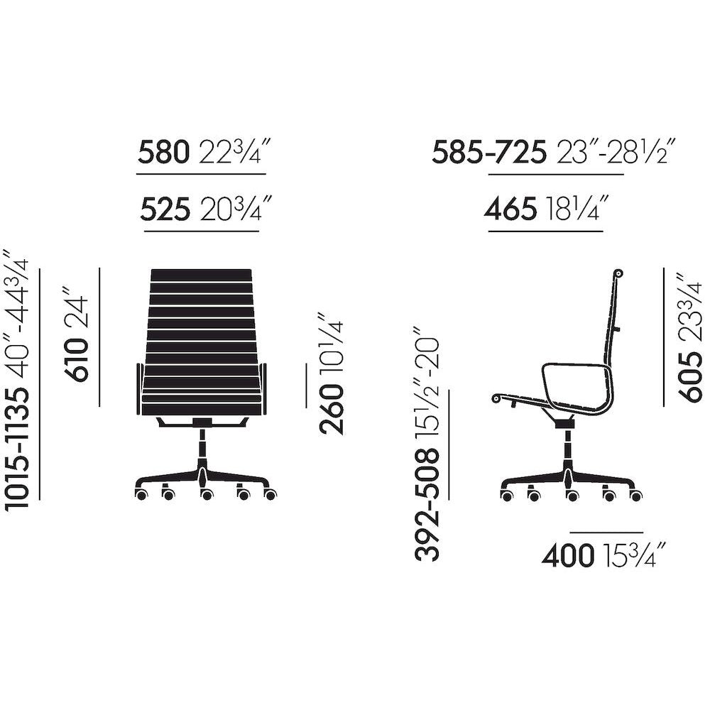 Aluminium Chair EA 119