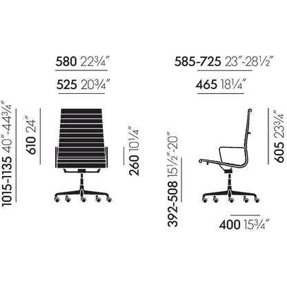 Aluminium Chair EA 119