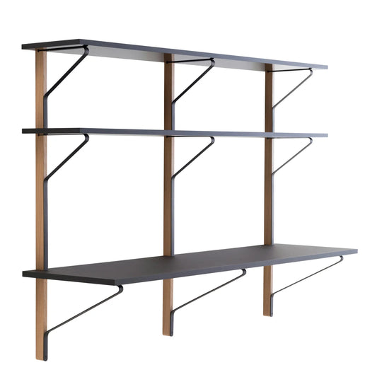 Kaari Wall Shelf with Desk