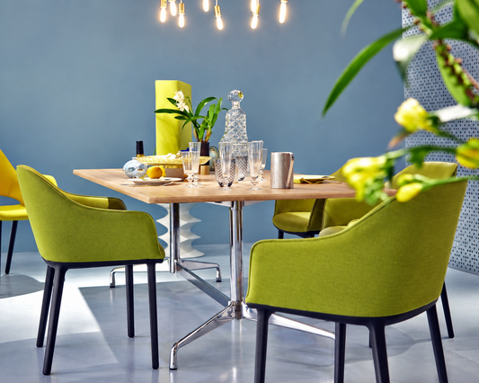 Eames Segmented Tables Meeting – Charles & Ray Eames