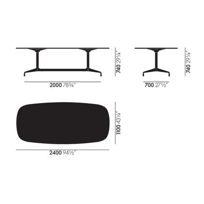 Eames Segmented Tables Dining