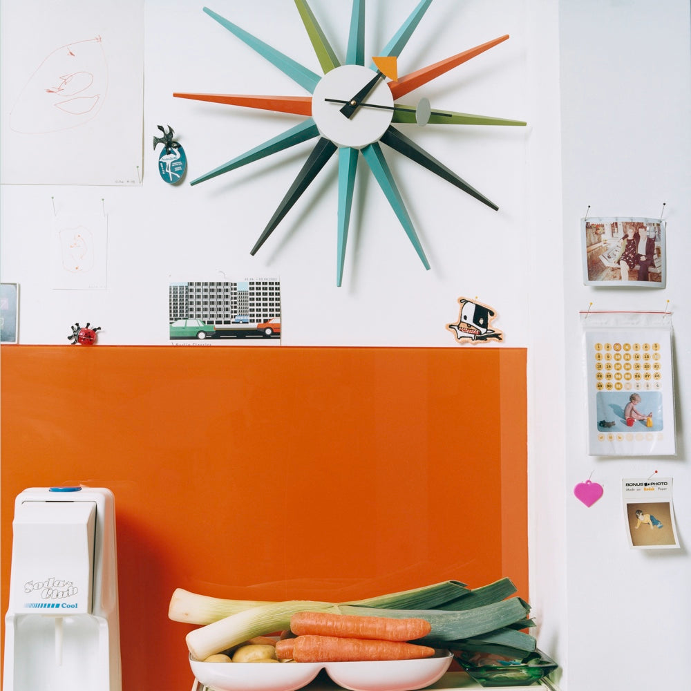 Sunburst Clock